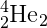 _{2}^{4}\textrm{He}_{2}