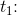 t_1\! \! :