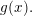 \small g(x).