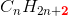 C_nH_{2n+\mathbf{\color{Red} 2}}
