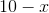 10-x