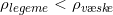 \small \rho _{legeme}<\rho _{v\ae sk\! e}