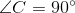 \angle C=90^\circ
