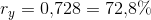 r_y=0{,}728=72{,}8\%