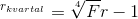 ^{r_{kvartal}}=\sqrt[4]F{år}-1