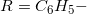 \small R= C_6H_5-