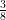 \tfrac{3}{8}