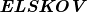 \textit{\textbf{ELSKOV}}