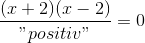 \frac{(x+2)(x-2)}{