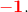 \mathbf{\color{Red} -1}.