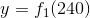 y=f_1(240)