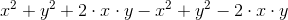x^2+y^2+2\cdot x\cdot y-x^2+y^2-2\cdot x\cdot y