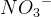 N{O_3}^-