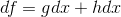 df=gdx+hdx