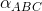 \alpha_{ABC}