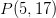 P(5,17)