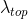 \lambda _{top}