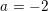 \small a=-2