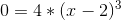 0=4*(x-2)^3