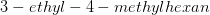3-ethyl-4-methylhexan