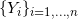 \inline \{ Y_i\}_{i = 1,\ldots, n}