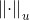 \left \| \cdot \right \|_u