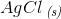 AgCl\, _{\textit{(s)}}