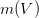 m(V)