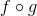 f \circ g
