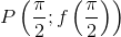 P\left ( \frac{\pi }{2};f\left ( \frac{\pi }{2} \right ) \right )