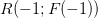 R(-1;F(-1))