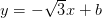 y=-\sqrt{3}x+b